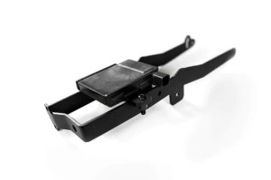 Ford F-150 Adaptive Cruise Control Relocation Bracket - Front - Addictive Desert Designs - Hammer Black, Bolt-On, Adjustable Mounting Height - Hammer Black - `21-`27 Ford F-150 Adaptive Cruise Control Relocation Bracket - Front - Addictive Desert Designs - Hammer Black, Bolt-On, Adjustable Mounting Height - Hammer Black - `21-`27